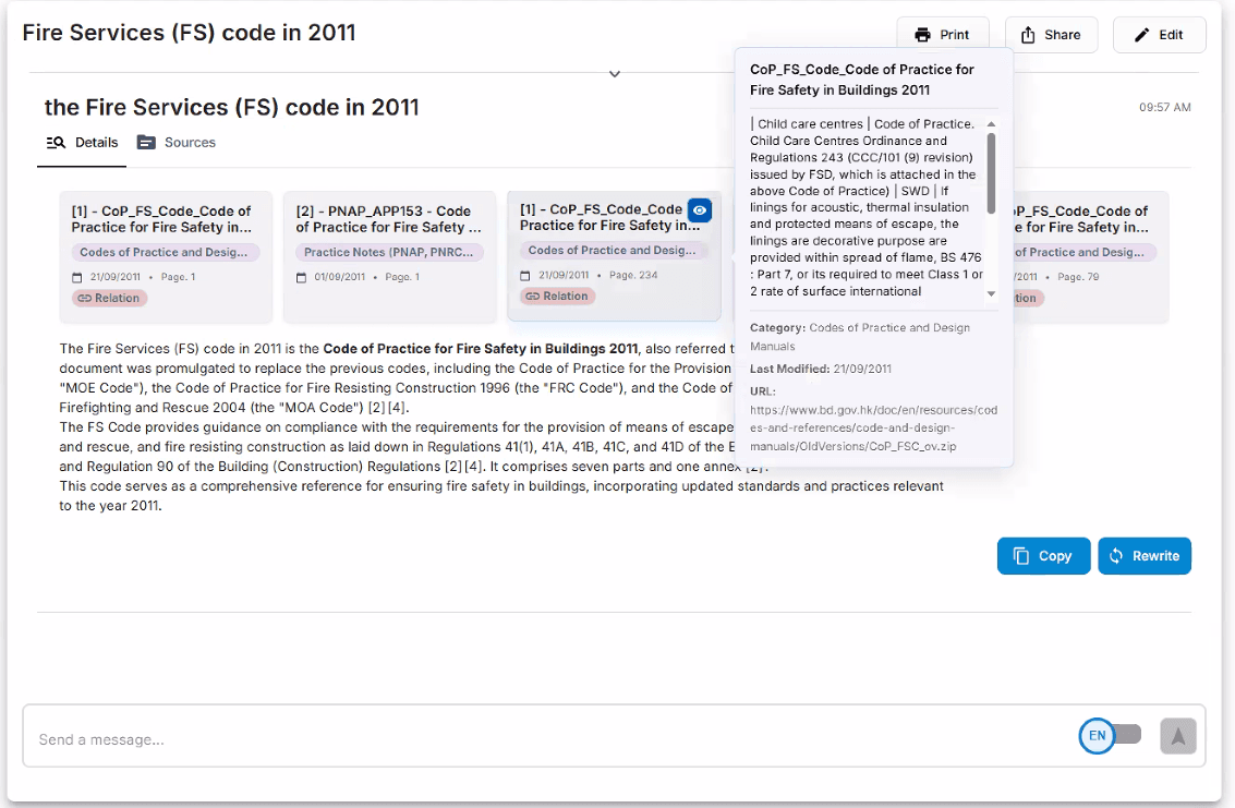 AI Document Vetting & Citations