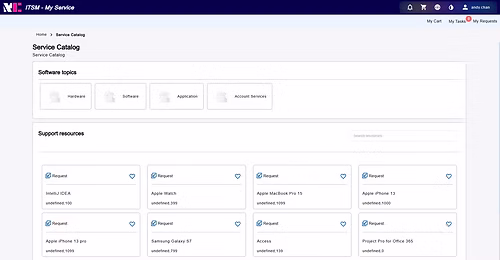 Self-Service Portal