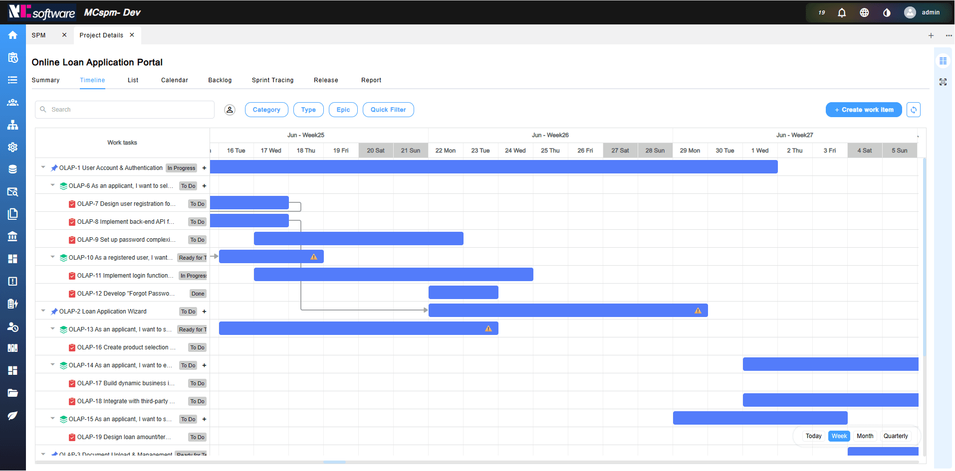Project Timeline